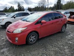Salvage cars for sale at Graham, WA auction: 2011 Toyota Prius