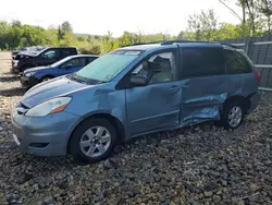 Salvage cars for sale at Candia, NH auction: 2008 Toyota Sienna CE