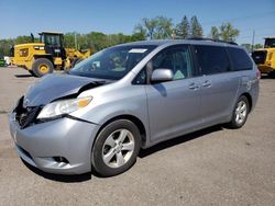 Toyota Sienna LE salvage cars for sale: 2013 Toyota Sienna LE