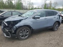 Salvage cars for sale at Leroy, NY auction: 2021 Honda CR-V EXL