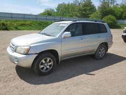 Vehiculos salvage en venta de Copart Davison, MI: 2004 Toyota Highlander
