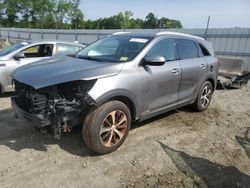 Salvage cars for sale at Spartanburg, SC auction: 2017 KIA Sorento EX