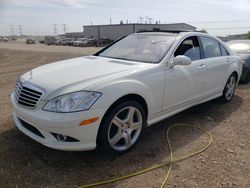Salvage cars for sale at Elgin, IL auction: 2007 Mercedes-Benz S 550 4matic