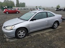 Salvage cars for sale from Copart Arlington, WA: 2002 Honda Civic LX