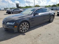 Salvage cars for sale at Miami, FL auction: 2013 Audi A7 Prestige