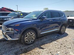 Salvage cars for sale at Franklin, WI auction: 2022 Hyundai Santa FE Limited