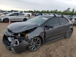 Salvage cars for sale at Houston, TX auction: 2022 Toyota Corolla XSE