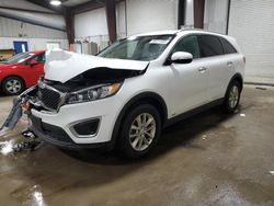 Salvage cars for sale at West Mifflin, PA auction: 2018 KIA Sorento LX
