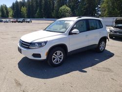 Salvage cars for sale from Copart Arlington, WA: 2017 Volkswagen Tiguan S