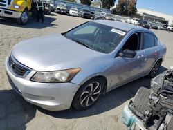 Salvage cars for sale at Martinez, CA auction: 2009 Honda Accord LX
