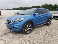 Salvage cars for sale from Copart New Braunfels, TX: 2017 Hyundai Tucson Limited