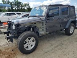 Jeep Wrangler salvage cars for sale: 2017 Jeep Wrangler Unlimited Sport