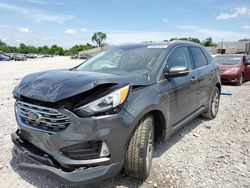 Salvage cars for sale at Hueytown, AL auction: 2020 Ford Edge Titanium