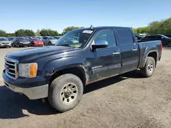 Salvage trucks for sale at East Granby, CT auction: 2012 GMC Sierra K1500 SL