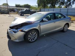 Salvage cars for sale at Sacramento, CA auction: 2016 Toyota Camry LE