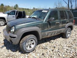 Jeep salvage cars for sale: 2002 Jeep Liberty Sport