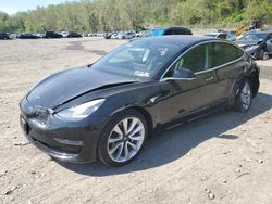 Salvage cars for sale from Copart Marlboro, NY: 2019 Tesla Model 3