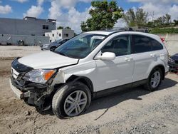 Salvage cars for sale from Copart Opa Locka, FL: 2010 Honda CR-V EXL
