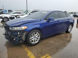 Salvage cars for sale at Grand Prairie, TX auction: 2013 Ford Fusion SE