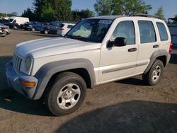 Salvage cars for sale from Copart Finksburg, MD: 2002 Jeep Liberty Sport