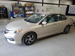Salvage cars for sale at Byron, GA auction: 2017 Honda Accord LX