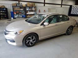 Honda Accord salvage cars for sale: 2017 Honda Accord LX