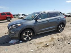 Salvage cars for sale at Earlington, KY auction: 2017 Hyundai Tucson Limited