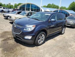 Salvage cars for sale at East Granby, CT auction: 2016 Chevrolet Equinox LT