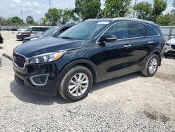 Salvage cars for sale from Copart Riverview, FL: 2017 KIA Sorento LX