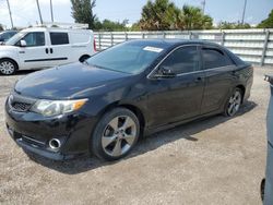 Salvage cars for sale at Miami, FL auction: 2014 Toyota Camry L