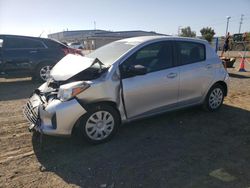 Salvage cars for sale at San Diego, CA auction: 2017 Toyota Yaris L