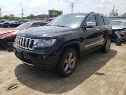 Salvage cars for sale at Chicago Heights, IL auction: 2013 Jeep Grand Cherokee Overland