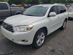 Salvage cars for sale from Copart Madisonville, TN: 2008 Toyota Highlander Limited