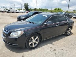 Salvage cars for sale at Miami, FL auction: 2012 Chevrolet Malibu 1LT