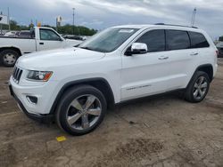 Salvage cars for sale at Woodhaven, MI auction: 2014 Jeep Grand Cherokee Limited