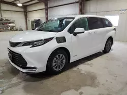 Salvage cars for sale at Haslet, TX auction: 2021 Toyota Sienna XLE