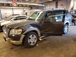 Salvage cars for sale at Wheeling, IL auction: 2007 Ford Explorer Eddie Bauer