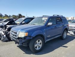 Vehiculos salvage en venta de Copart Martinez, CA: 2008 Ford Escape HEV