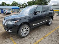 Salvage cars for sale from Copart Wichita, KS: 2016 Land Rover Range Rover Supercharged