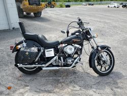 Salvage motorcycles for sale at Leroy, NY auction: 1981 Harley-Davidson Fxef