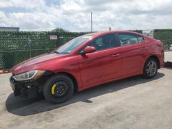 Salvage cars for sale at Orlando, FL auction: 2018 Hyundai Elantra SEL