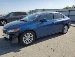 Salvage cars for sale from Copart Bakersfield, CA: 2012 Honda Civic EXL