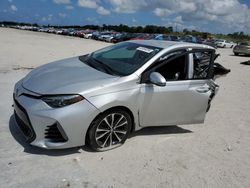 Salvage cars for sale at West Palm Beach, FL auction: 2018 Toyota Corolla L