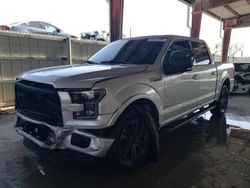 Ford salvage cars for sale: 2016 Ford F150 Supercrew