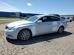 Salvage cars for sale from Copart Woodhaven, MI: 2006 Lexus GS 300