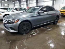 Salvage cars for sale at Ham Lake, MN auction: 2019 Mercedes-Benz C 300 4matic