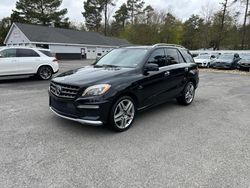 Mercedes-Benz salvage cars for sale: 2012 Mercedes-Benz ML 63 AMG