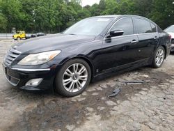 Salvage cars for sale from Copart Austell, GA: 2012 Hyundai Genesis 3.8L