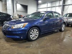 Salvage cars for sale at Ham Lake, MN auction: 2012 Honda Accord EX