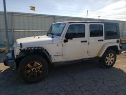 Salvage cars for sale at Dyer, IN auction: 2013 Jeep Wrangler Unlimited Sahara